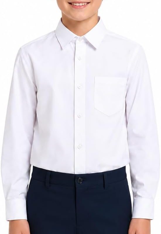 Boys Long Sleeve Oxford Shirt