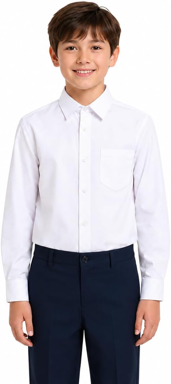 Boys Long Sleeve Oxford Shirt