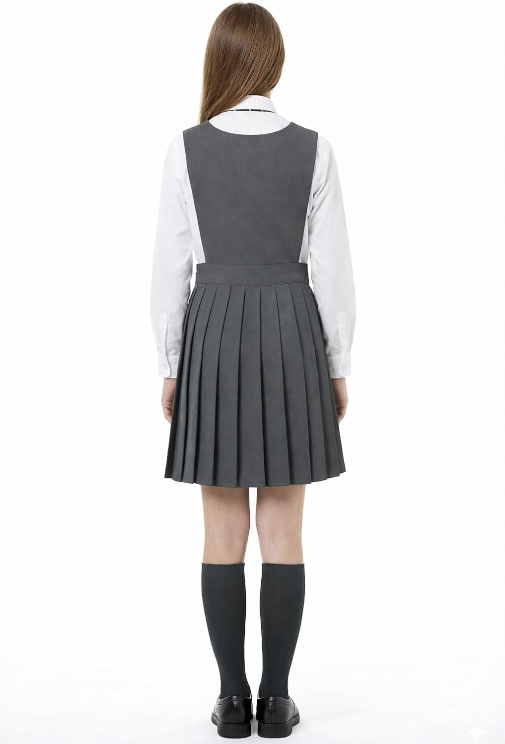 Pinafore Pleated School Dress - Image 3