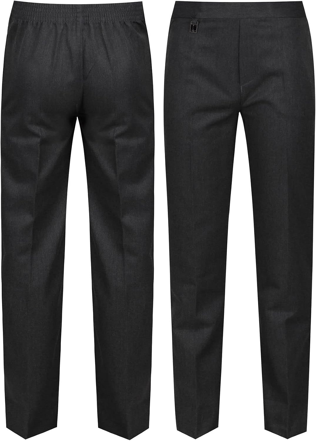 Boys Pull Up Elasticated School Trousers - Image 2