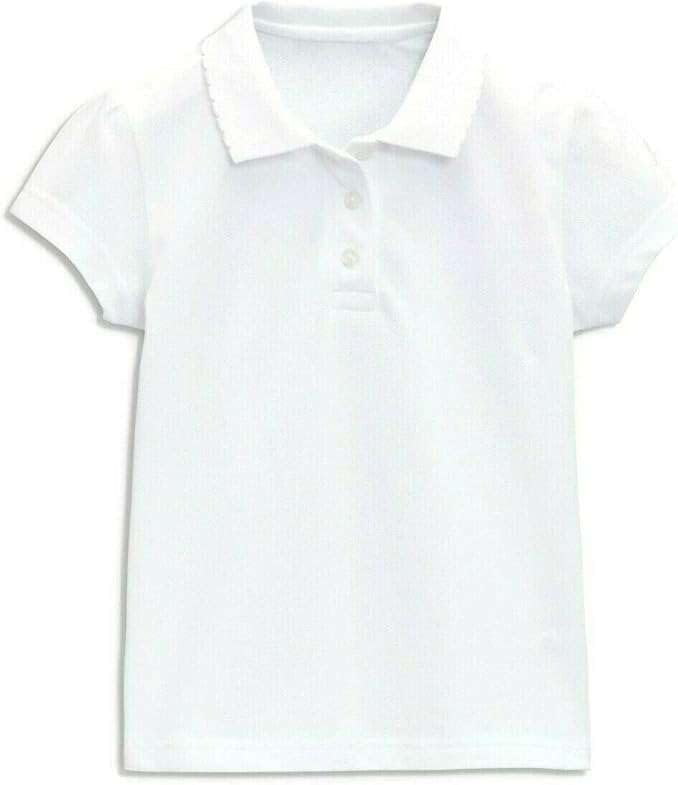 Girls Cotton School Polo Shirts - Image 2