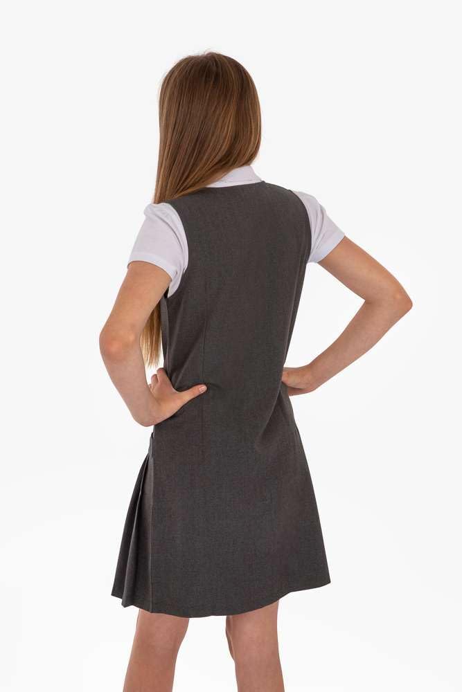 Girls Pleated School Pinafore 2 Pack - Image 5