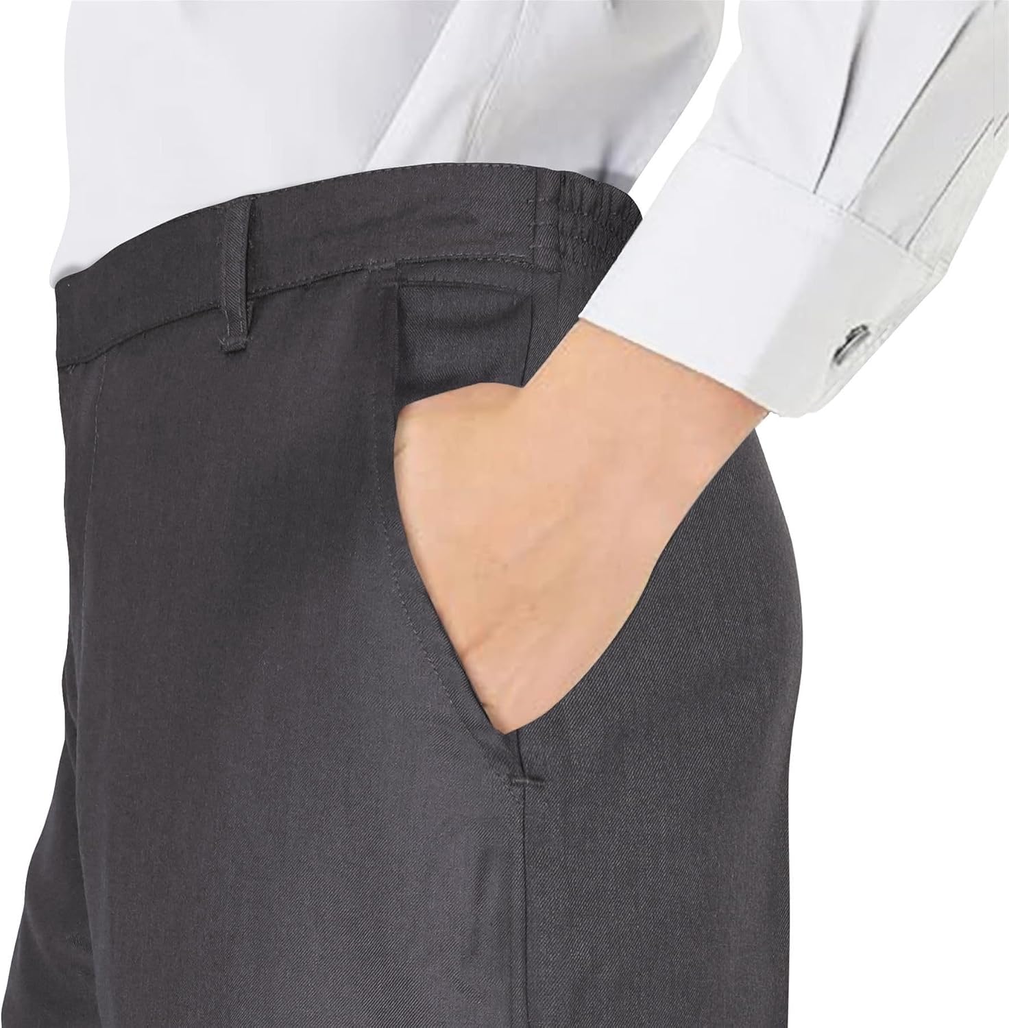 Boys Black School Trousers - Image 7